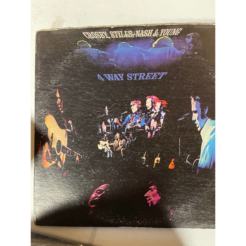 crosby stills nash and young 4 way street vintage lp